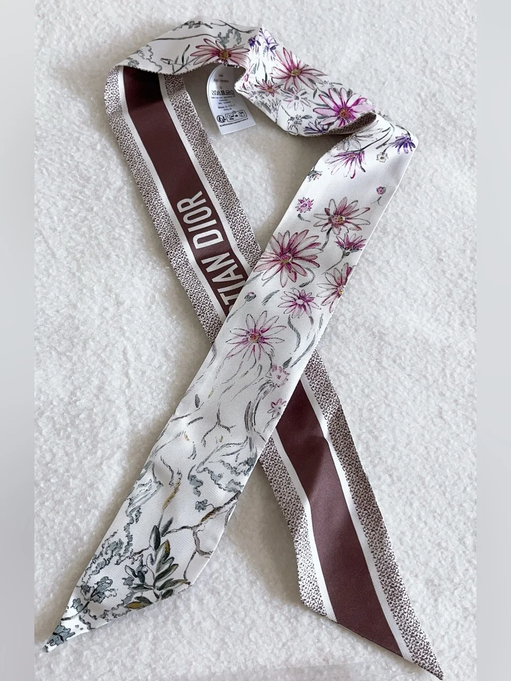 Dior Jardin D’hiver Mitzah Silk Scarf